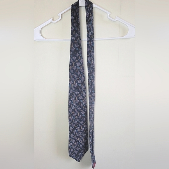 Vintage Men's J. Garcia Abstract Tie - Picture 1 of 3